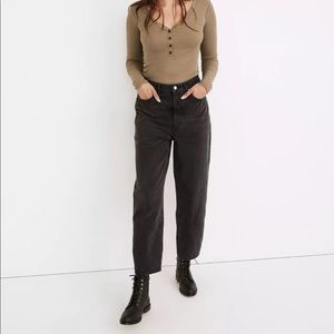 Madewell Balloon Jeans in Noll Wash